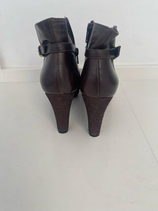 Lote : Zapatos y Botines marrones
