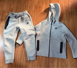 Conjunto Nike Tech Gris Niñ@/Adolescente