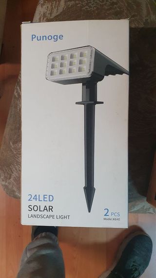 Punoge 24 LED Luci Solari per Esterni