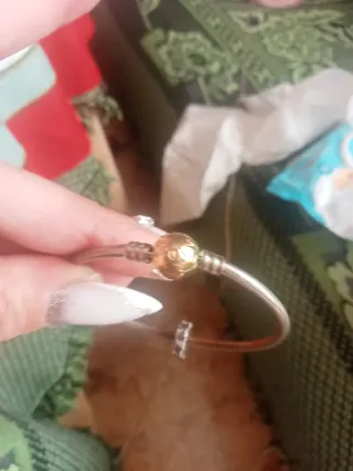 Pulsera Pandora Dorada y Plateada