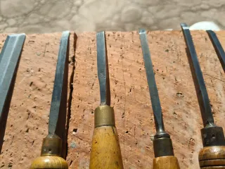 Juego 7 formones ingleses calidad