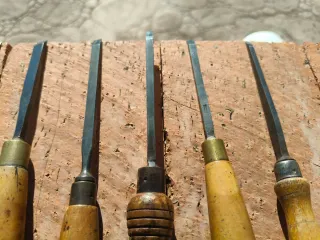 Juego 7 formones ingleses calidad