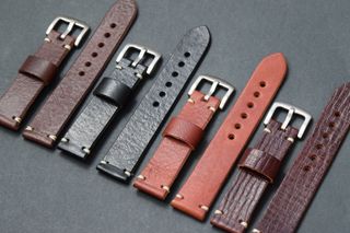 Correas de reloj artesanales en cuero 18–26 mm