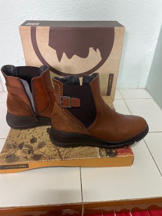 Botines Fluchos Marrones Talla 38