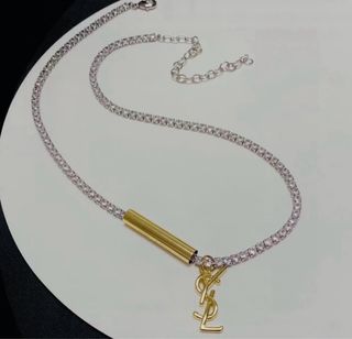 Collar YSL Oro y Plata