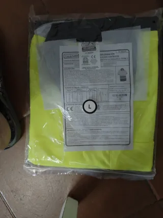 Lote Ropa Trabajo Reflectante Amarilla Valento Tal