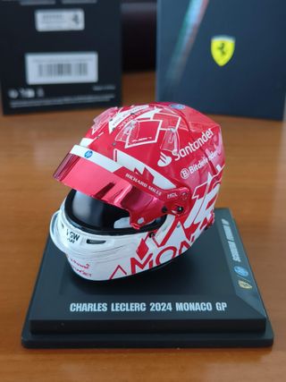 Looksmart 1/5 Helmet Charles Leclerc 2024 Monaco