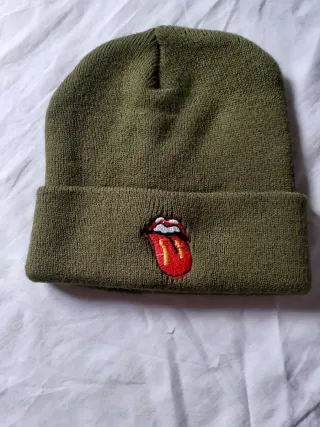 Gorro de lana con logo"Rolling Stones".