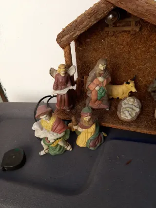 Belén con 10 figuras