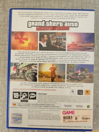 Grand Theft Auto Liberty City Stories PS2