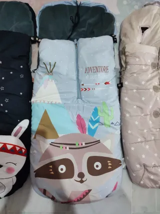Sacos invierno cochecito y guantes
