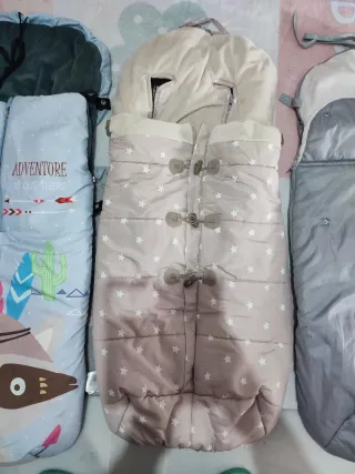 Sacos invierno cochecito y guantes