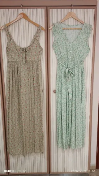 Vestido y mono floral verano