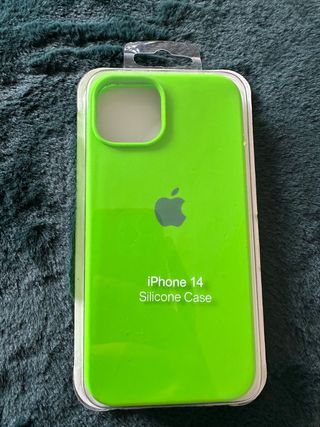 Custodia iPhone 14 Verde in Silicone Apple