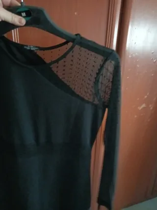 Vestido negro fiesta S