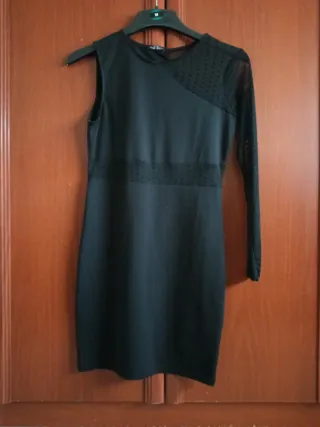 Vestido negro fiesta S