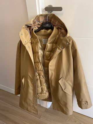 Abrigo y gabardina Coconut camel