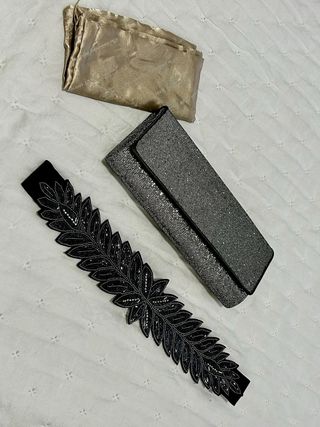 Conjunto bolso y cinturón fiesta