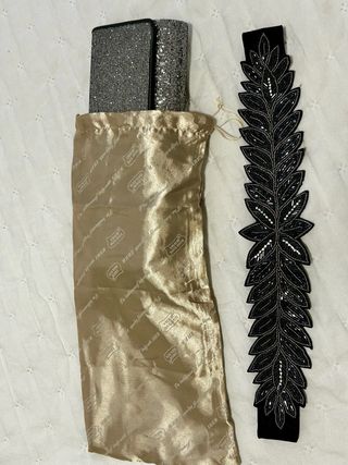 Conjunto bolso y cinturón fiesta