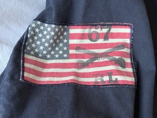 Chaqueta Biker Ralph Lauren Roja y Azul