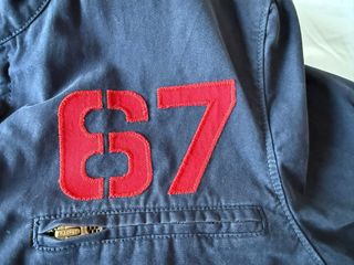 Chaqueta Biker Ralph Lauren Roja y Azul