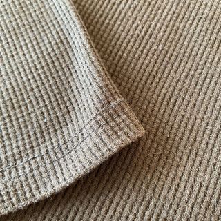 Camiseta verde canalé manga larga Talla M