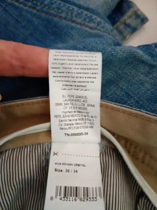 Pantalón Pepe Jeans Azul Talla M