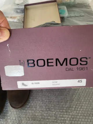 Stivaletti Boemos Italy camoscio marroni n. 45