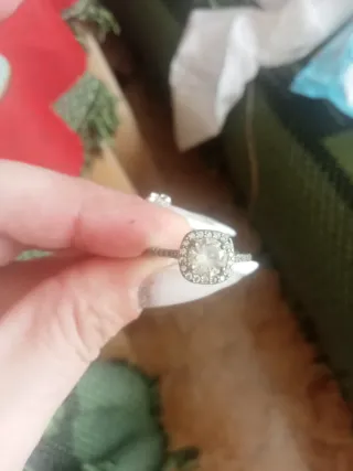 Par de anillos Pandora plata