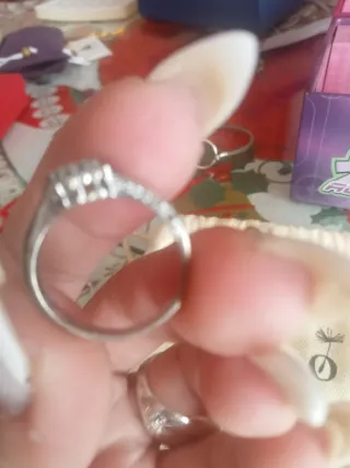 Par de anillos Pandora plata