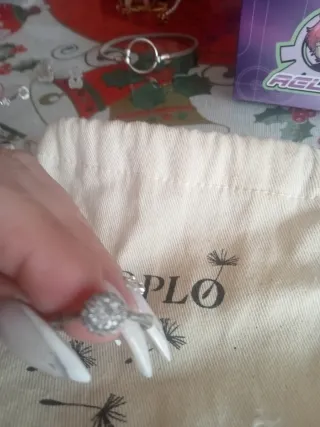 Par de anillos Pandora plata