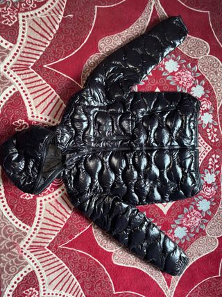 Piumino blauer nero lucido