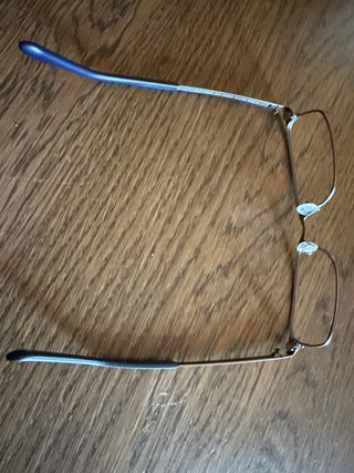 Montatura occhiali in metallo argentato