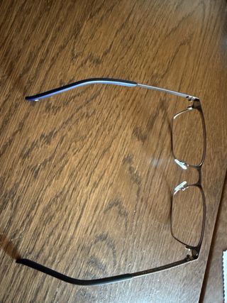 Montatura occhiali in metallo argentato