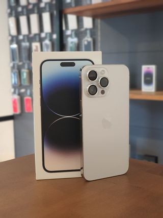 IPHONE 14 PRO MAX 128GB ARGENTO BATTERIA 100%