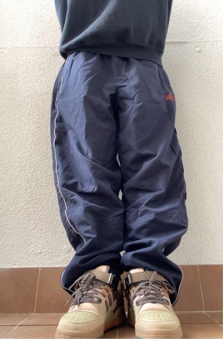 oversized adidas trackpant triple blue vintage y2k