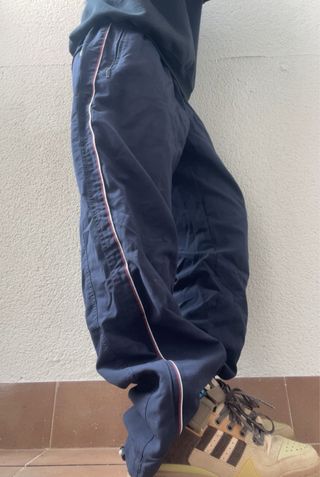 oversized adidas trackpant triple blue vintage y2k