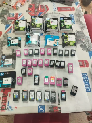 Lotto Cartucce HP e Canon: Nuove e Vuote