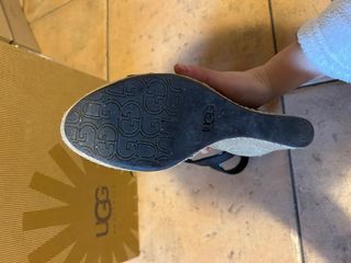 Sandalias UGG Cuña Negras