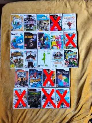 3X15€ Giochi Wii originali 3X15 Euro