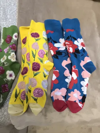 Calcetines mujer estampados florales