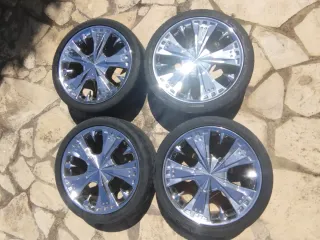 Llantas de aleación cromadas,18"