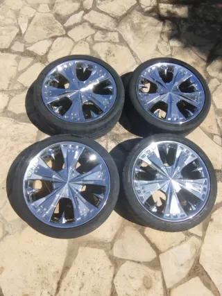 Llantas de aleación cromadas,18"