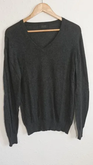 Jersey Zara de pico gris