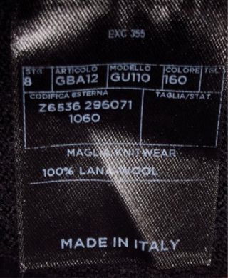 Jersey negro hombre Gucci