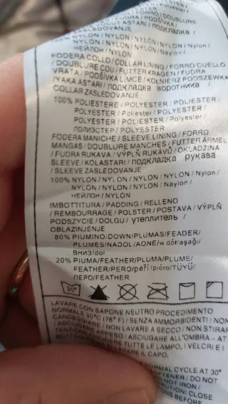 Piumino Ciesse donna nero taglia italiana 52