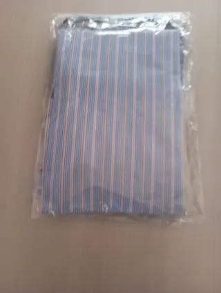 Pijama Nocturno Rayas Azul y Blanco Nuevo