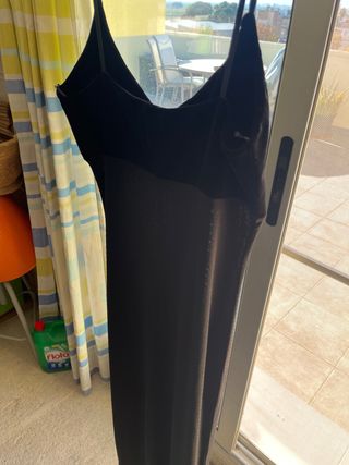 Vestido de fiesta negro largo