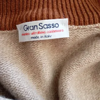 Maglione Gran Sasso uomo cashmere lana merino XXL