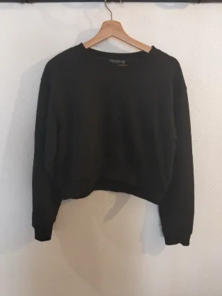 Sudadera Stradivarius Negra Mujer Talla M